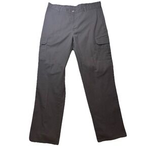 DICKIES Work Pants Men's 38 x 34Occupational Gray Cotton Polyester Blend